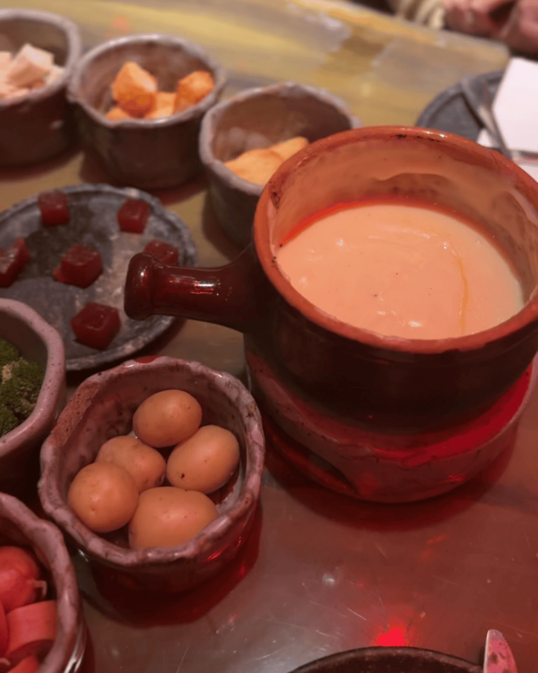 Fondue de queijo era do fogo 2