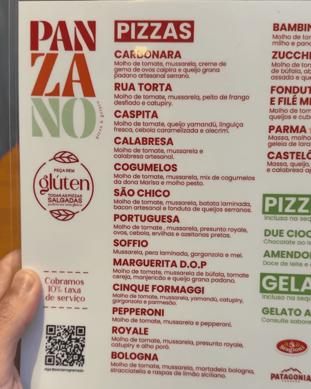 Menu panzano 1