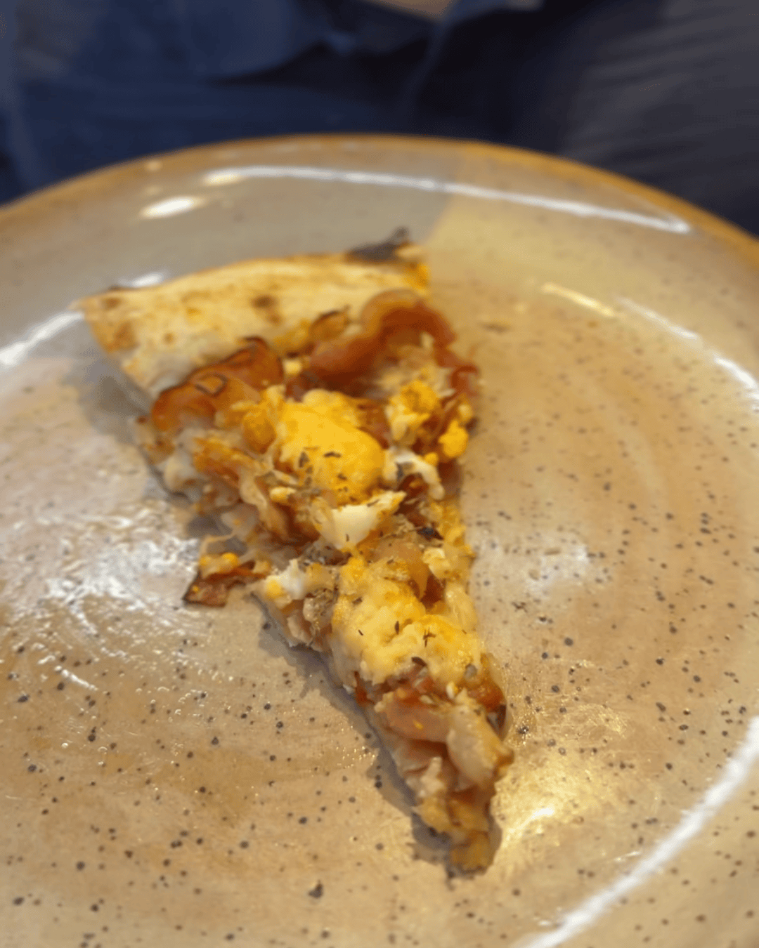 Pizza carbonara panzano
